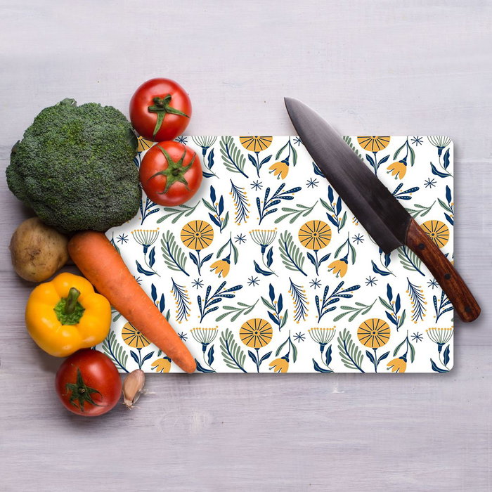 Hermia Tabla de Cortar de Vidrio Templado Multicolor 20 x 30 cm Hermia Tabla de Cortar de Vidrio Templado Multicolor 20 x 30 cm